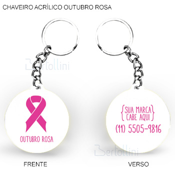 CHAVEIRO OUTUBRO ROSA - ORCHV001