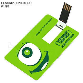 PENDRIVE DIVERTIDO 04 GB - DPND001DIV